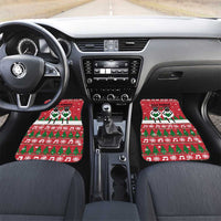 Vintage Sheep Music Christmas Car Mats Xmas Holiday Patterns - Wonder Print Shop