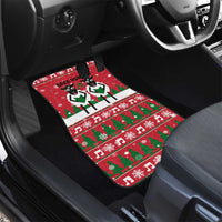 Vintage Sheep Music Christmas Car Mats Xmas Holiday Patterns - Wonder Print Shop