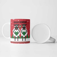 Vintage Sheep Music Christmas Ceramic Mug Xmas Holiday Patterns - Wonder Print Shop