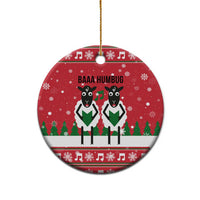 Vintage Sheep Music Christmas Ceramic Ornament Xmas Holiday Patterns - Wonder Print Shop