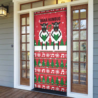 Vintage Sheep Music Christmas Door Cover Xmas Holiday Patterns - Wonder Print Shop