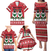 Vintage Sheep Music Christmas Family Matching Puletasi and Hawaiian Shirt Xmas Holiday Patterns - Wonder Print Shop