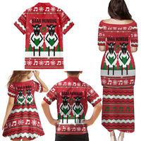 Vintage Sheep Music Christmas Family Matching Puletasi and Hawaiian Shirt Xmas Holiday Patterns - Wonder Print Shop