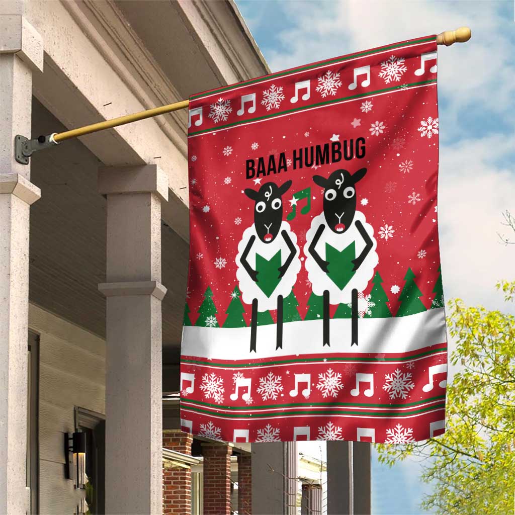Vintage Sheep Music Christmas Garden Flag Xmas Holiday Patterns - Wonder Print Shop