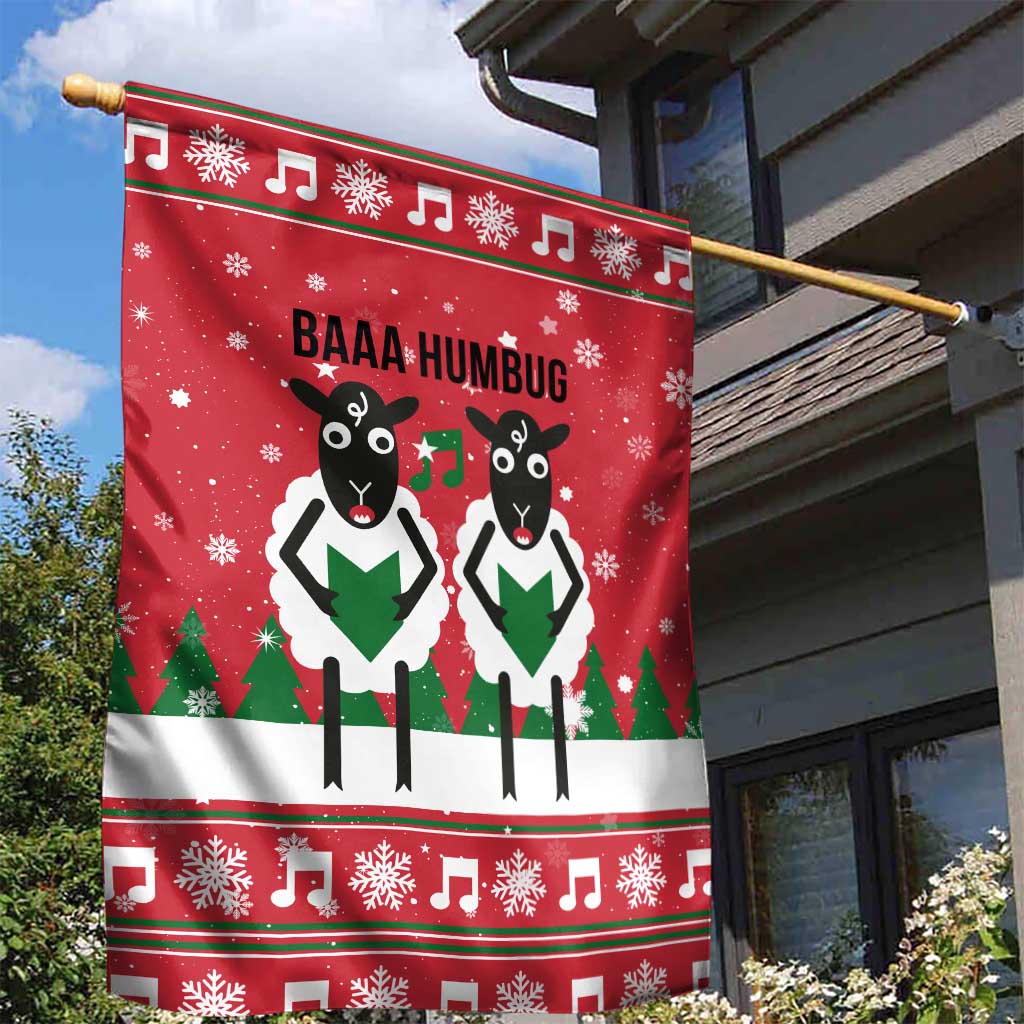 Vintage Sheep Music Christmas Garden Flag Xmas Holiday Patterns - Wonder Print Shop