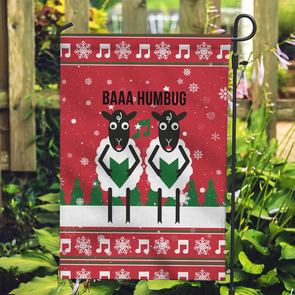 Vintage Sheep Music Christmas Garden Flag Xmas Holiday Patterns - Wonder Print Shop