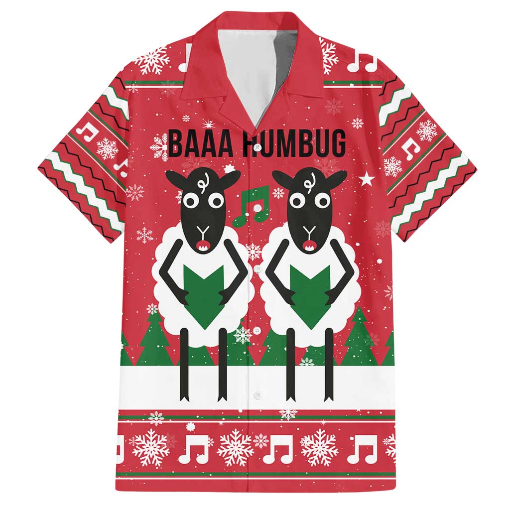 Vintage Sheep Music Christmas Hawaiian Shirt Xmas Holiday Patterns - Wonder Print Shop