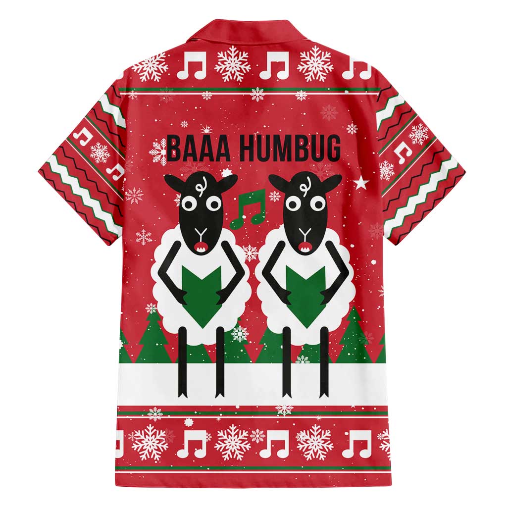 Vintage Sheep Music Christmas Hawaiian Shirt Xmas Holiday Patterns - Wonder Print Shop