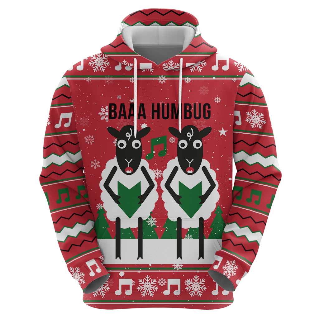 Vintage Sheep Music Christmas Hoodie Xmas Holiday Patterns - Wonder Print Shop