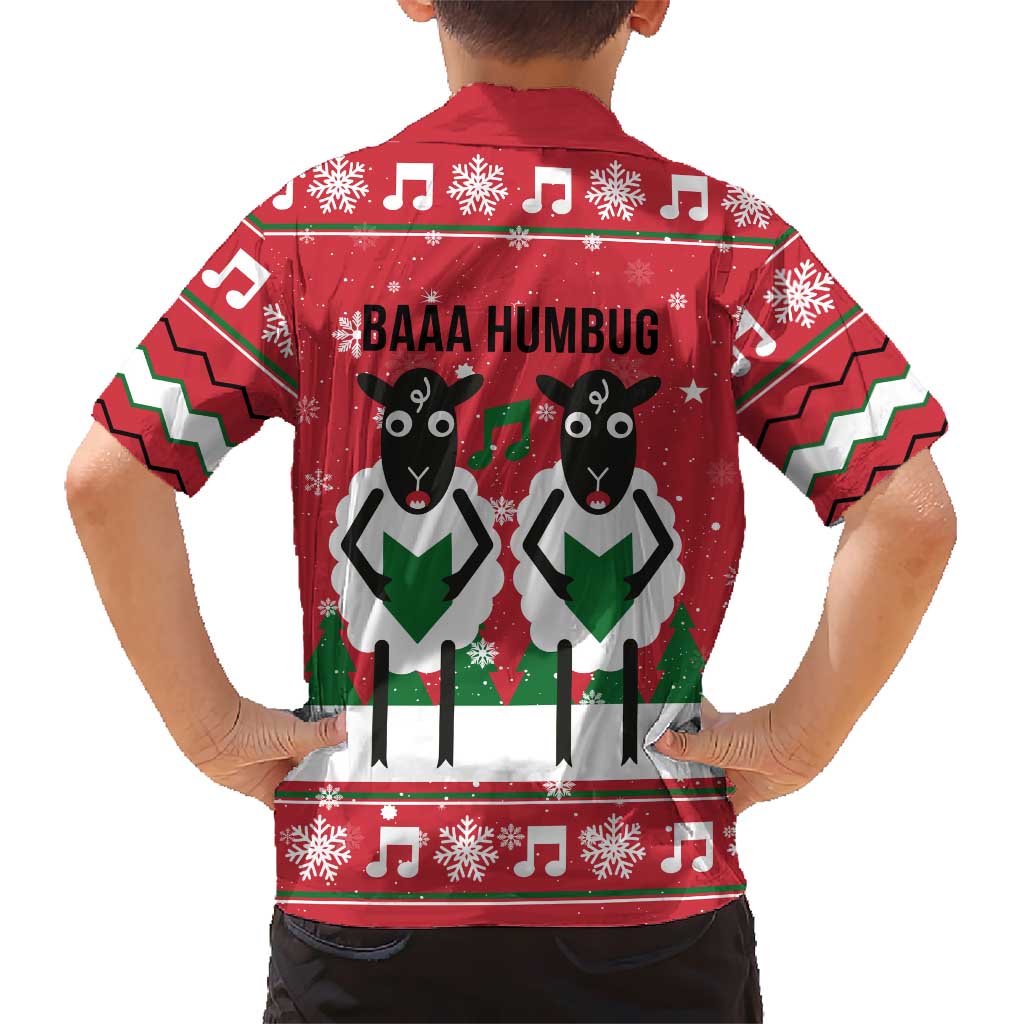 Vintage Sheep Music Christmas Kid Hawaiian Shirt Xmas Holiday Patterns - Wonder Print Shop