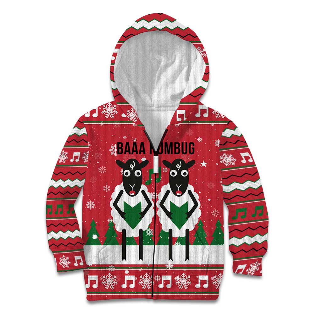 Vintage Sheep Music Christmas Kid Hoodie Xmas Holiday Patterns - Wonder Print Shop