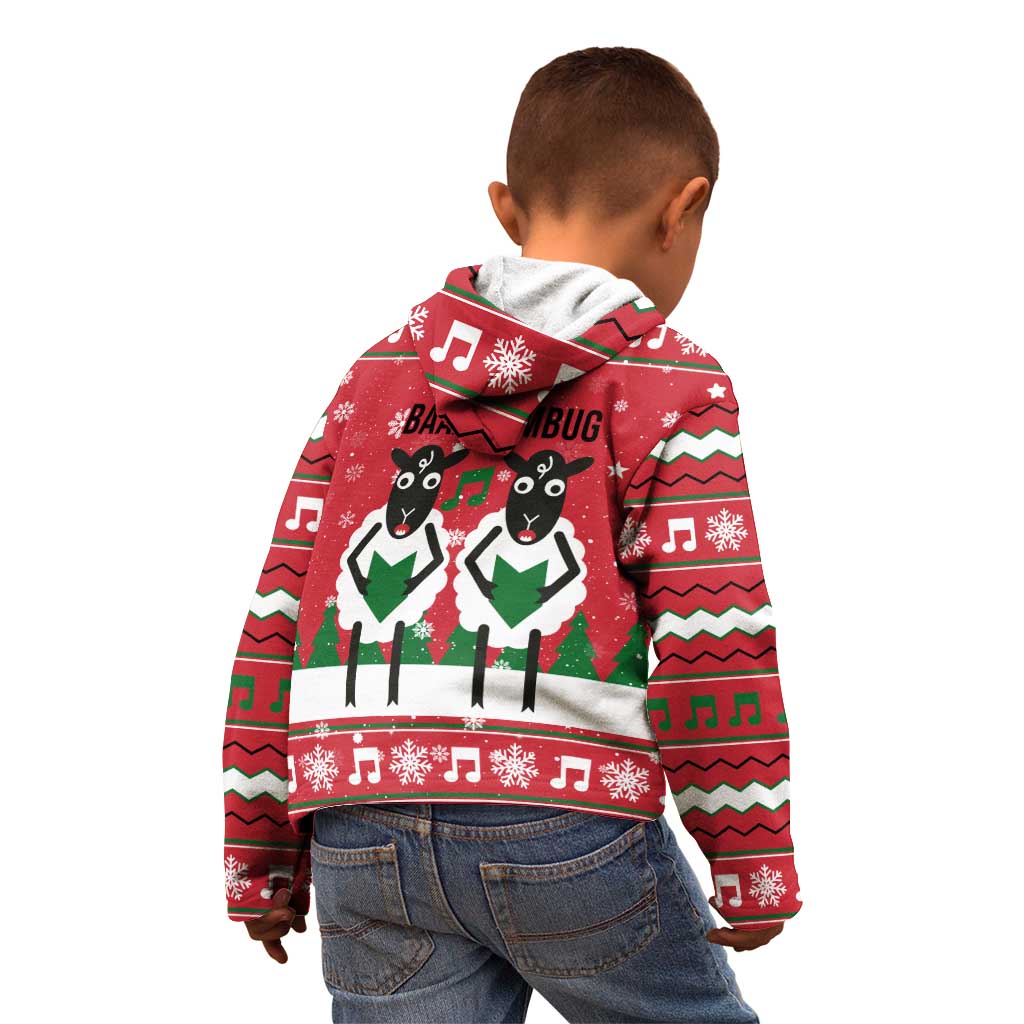 Vintage Sheep Music Christmas Kid Hoodie Xmas Holiday Patterns - Wonder Print Shop