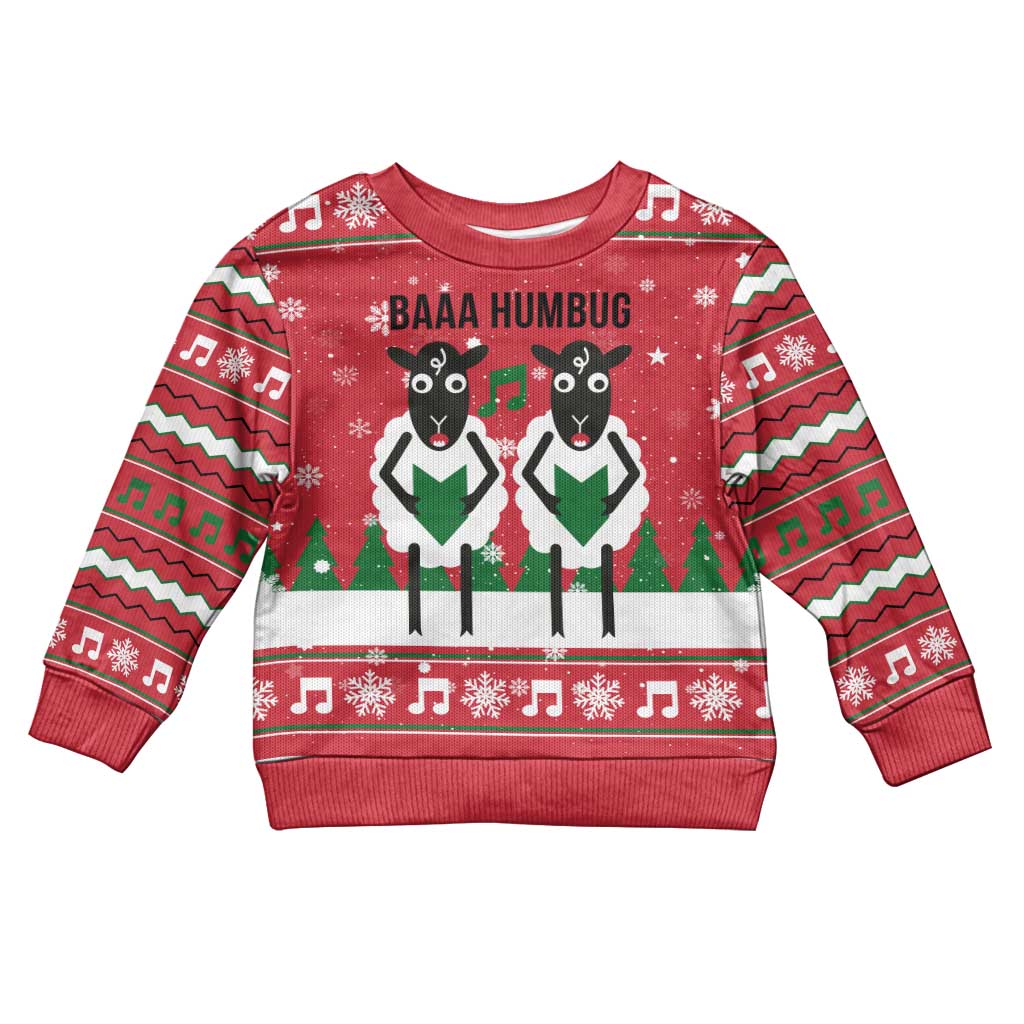 Vintage Sheep Music Christmas Kid Ugly Christmas Sweater Xmas Holiday Patterns - Wonder Print Shop