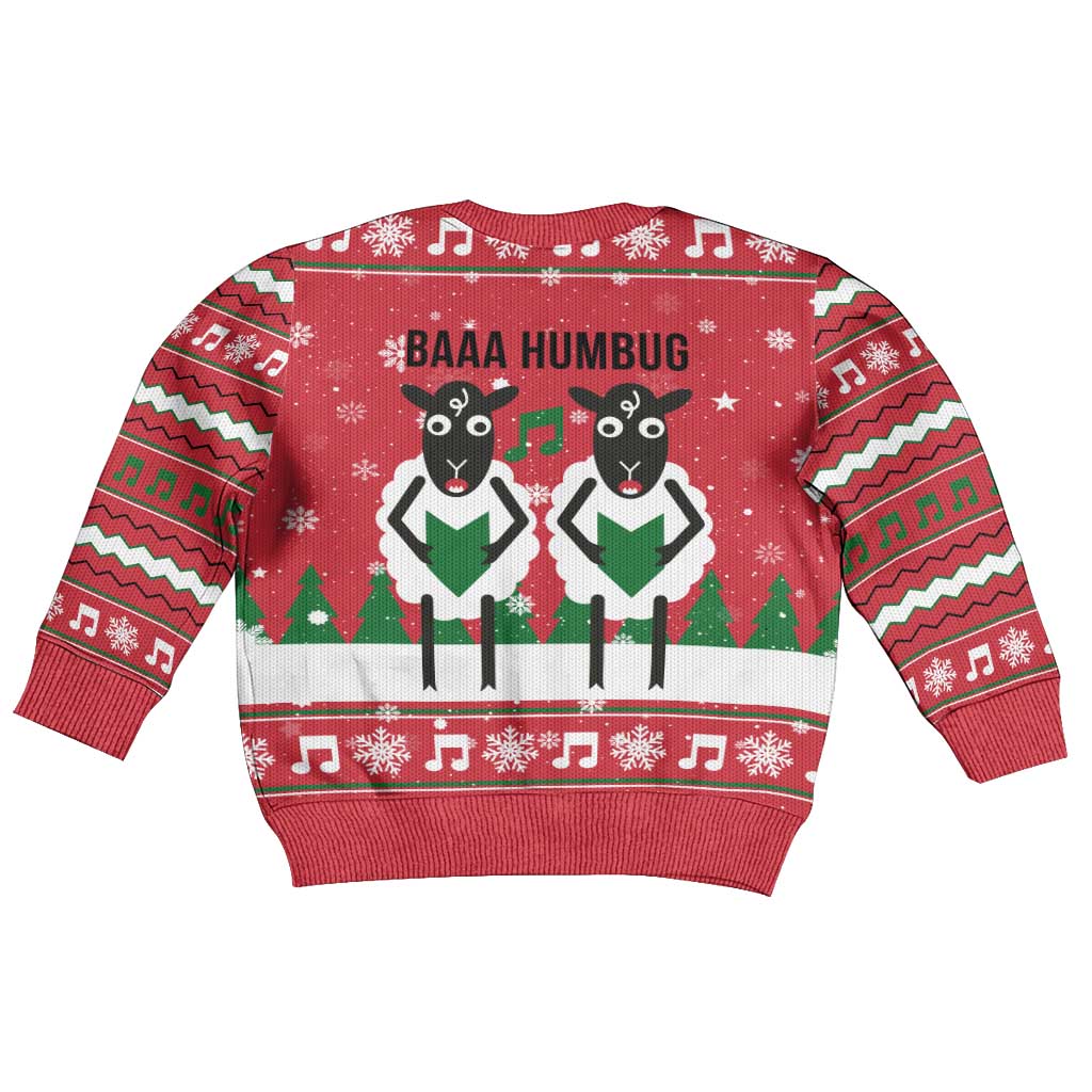 Vintage Sheep Music Christmas Kid Ugly Christmas Sweater Xmas Holiday Patterns - Wonder Print Shop