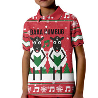 Vintage Sheep Music Christmas Kid Polo Shirt Xmas Holiday Patterns - Wonder Print Shop