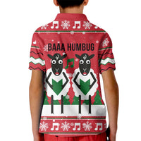 Vintage Sheep Music Christmas Kid Polo Shirt Xmas Holiday Patterns - Wonder Print Shop