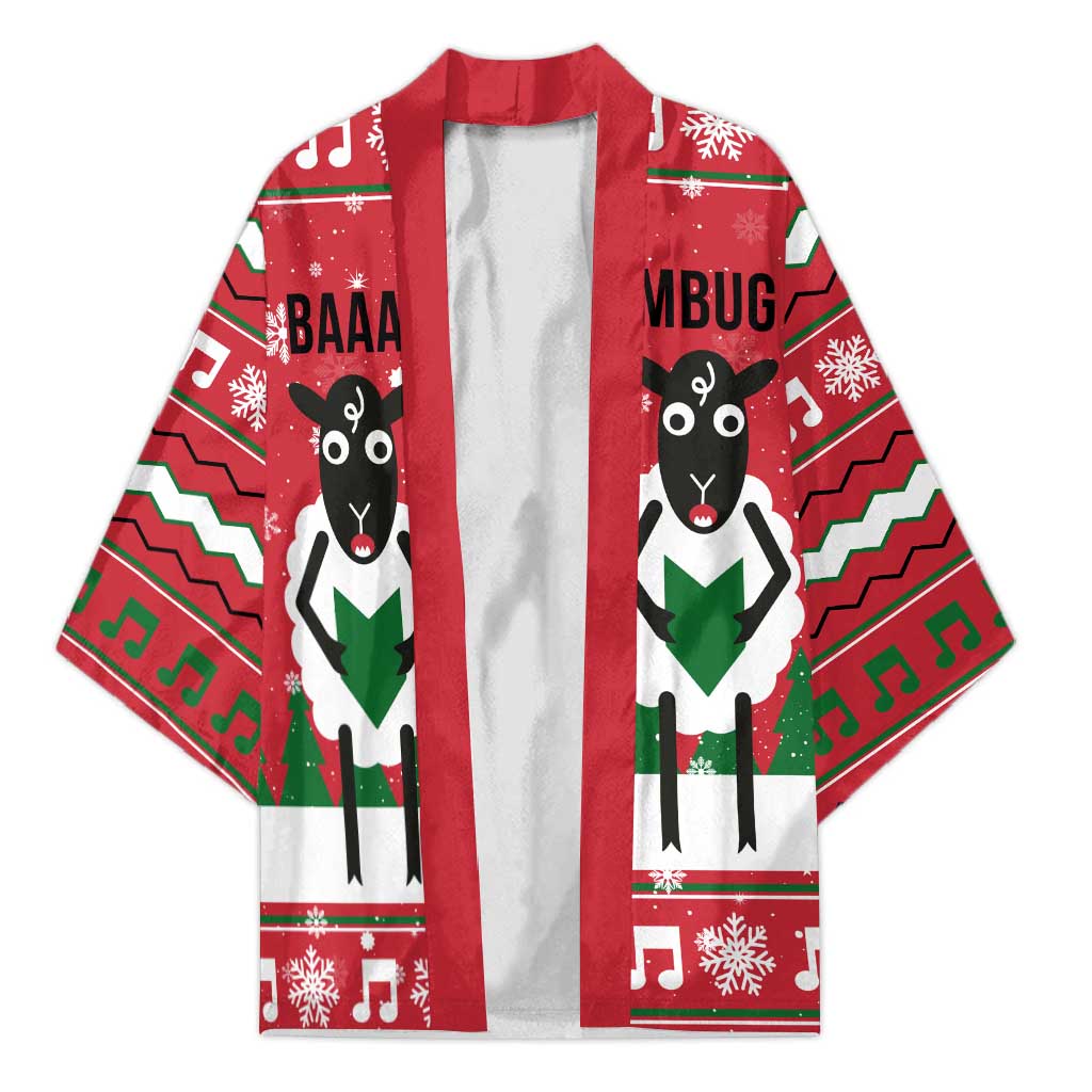 Vintage Sheep Music Christmas Kimono Xmas Holiday Patterns - Wonder Print Shop