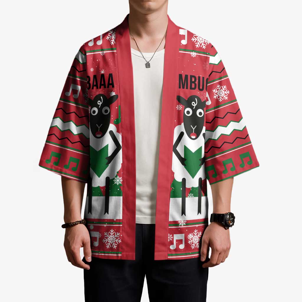 Vintage Sheep Music Christmas Kimono Xmas Holiday Patterns - Wonder Print Shop