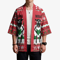 Vintage Sheep Music Christmas Kimono Xmas Holiday Patterns - Wonder Print Shop