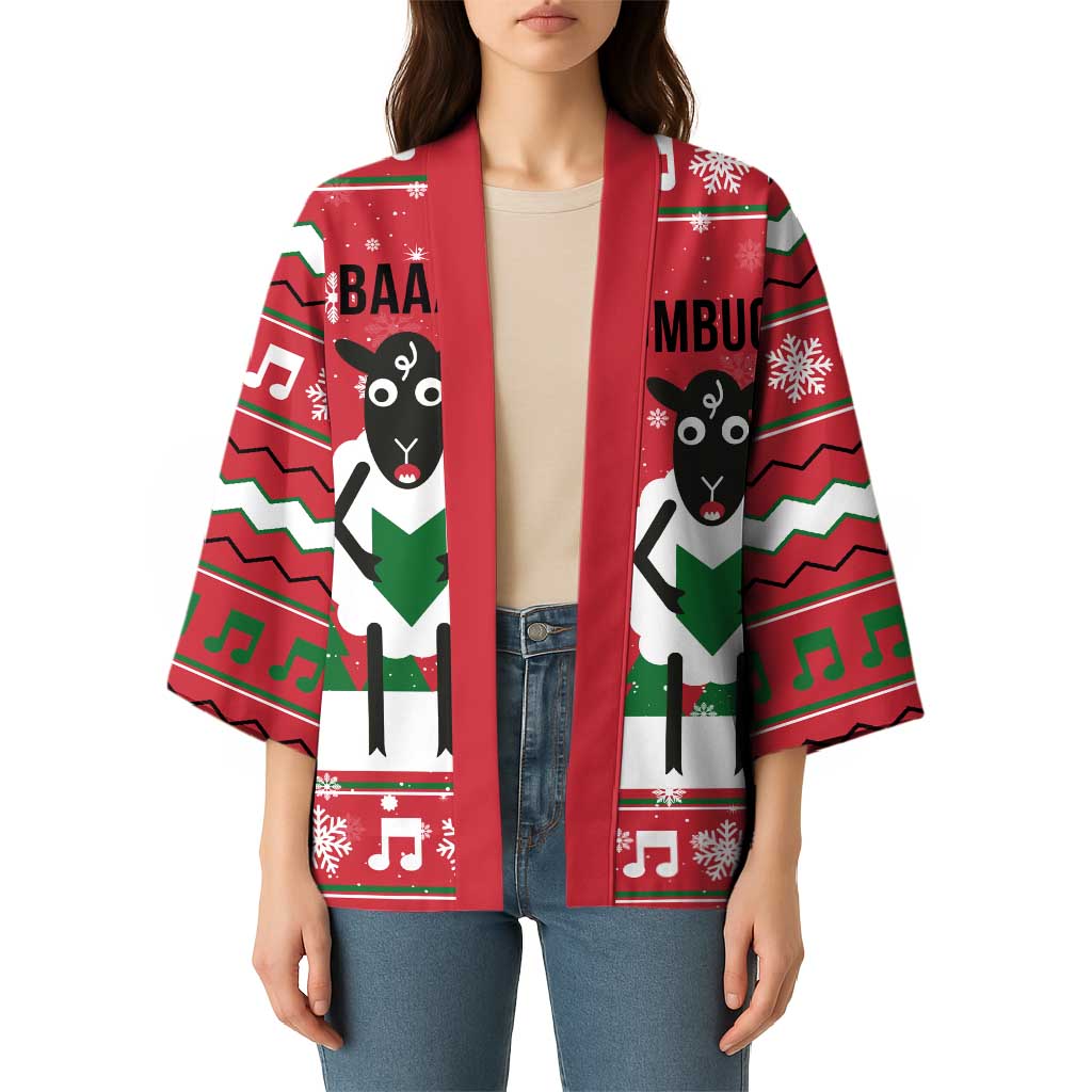 Vintage Sheep Music Christmas Kimono Xmas Holiday Patterns - Wonder Print Shop