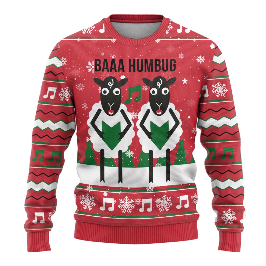 Vintage Sheep Music Christmas Ugly Christmas Sweater Xmas Holiday Patterns - Wonder Print Shop