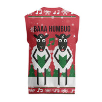 Vintage Sheep Music Christmas Knitted V-Neck Vest Xmas Holiday Patterns - Wonder Print Shop