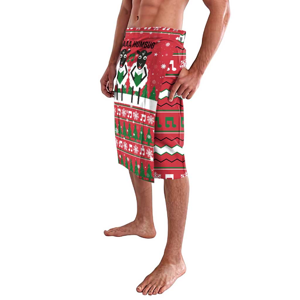 Vintage Sheep Music Christmas Lavalava Xmas Holiday Patterns - Wonder Print Shop