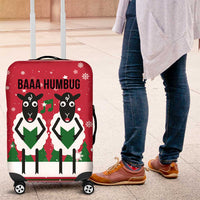Vintage Sheep Music Christmas Luggage Cover Xmas Holiday Patterns - Wonder Print Shop