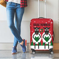 Vintage Sheep Music Christmas Luggage Cover Xmas Holiday Patterns - Wonder Print Shop