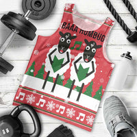 Vintage Sheep Music Christmas Men Tank Top Xmas Holiday Patterns - Wonder Print Shop