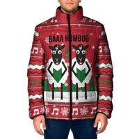 Vintage Sheep Music Christmas Padded Jacket Xmas Holiday Patterns - Wonder Print Shop