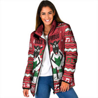 Vintage Sheep Music Christmas Padded Jacket Xmas Holiday Patterns - Wonder Print Shop
