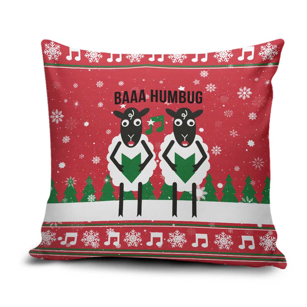 Vintage Sheep Music Christmas Pillow Cover Xmas Holiday Patterns - Wonder Print Shop