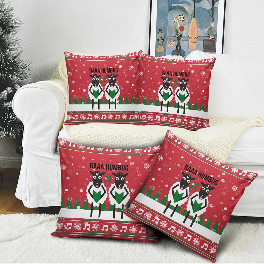 Vintage Sheep Music Christmas Pillow Cover Xmas Holiday Patterns - Wonder Print Shop