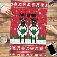 Vintage Sheep Music Christmas Puzzle Xmas Holiday Patterns - Wonder Print Shop