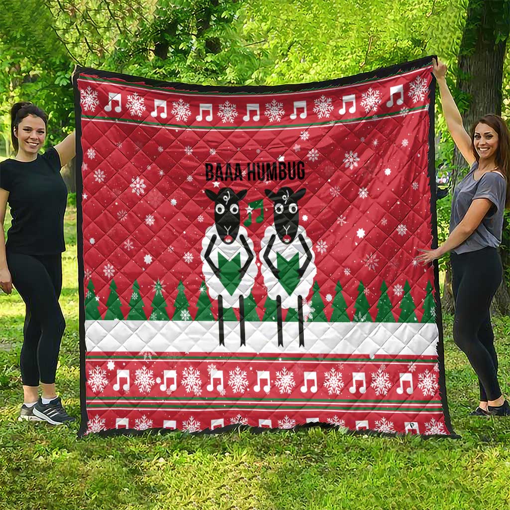 Vintage Sheep Music Christmas Quilt Xmas Holiday Patterns - Wonder Print Shop