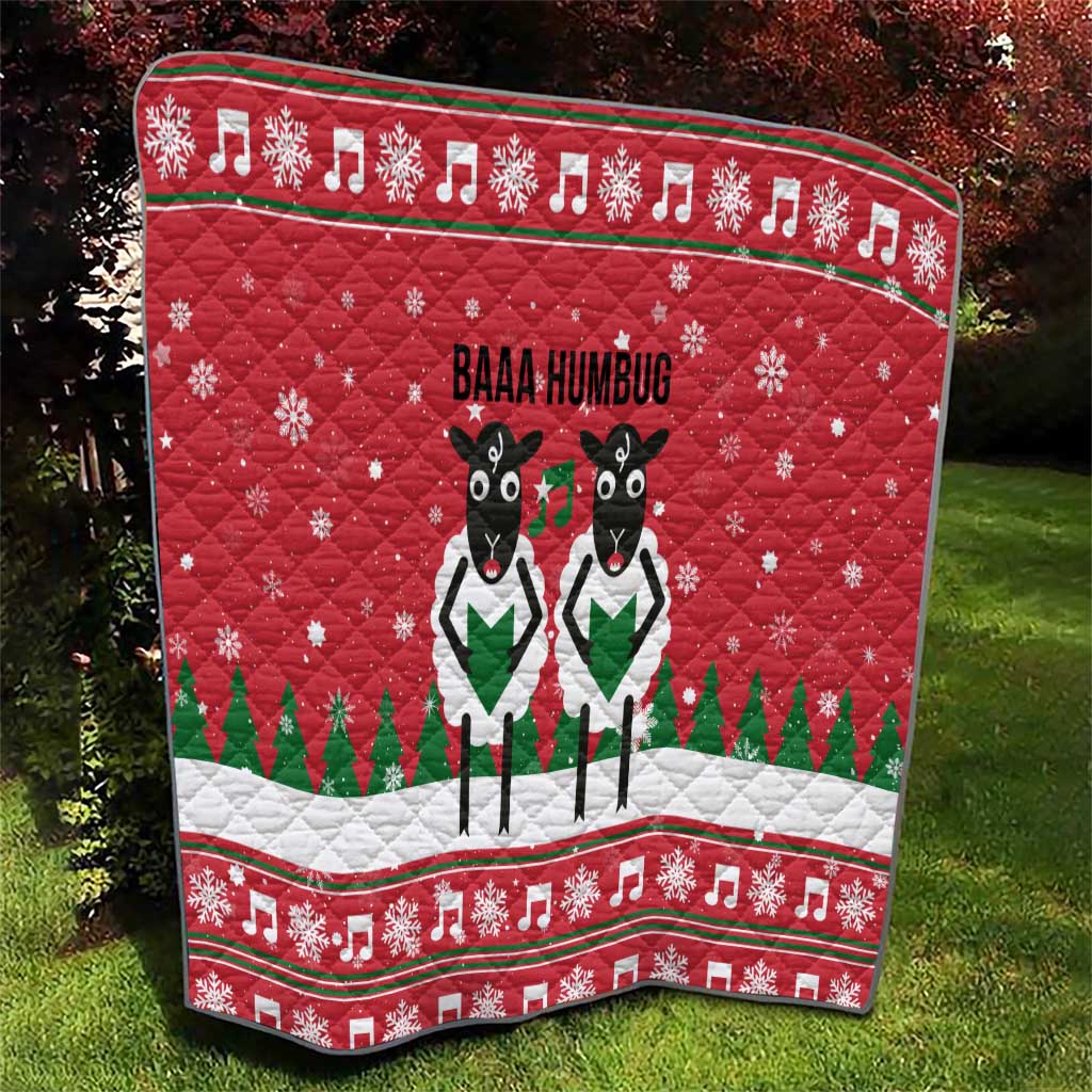 Vintage Sheep Music Christmas Quilt Xmas Holiday Patterns - Wonder Print Shop