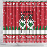 Vintage Sheep Music Christmas Shower Curtain Xmas Holiday Patterns - Wonder Print Shop