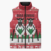 Vintage Sheep Music Christmas Sleeveless Puffer Jacket Xmas Holiday Patterns - Wonder Print Shop