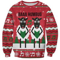 Vintage Sheep Music Christmas Sweatshirt Xmas Holiday Patterns - Wonder Print Shop