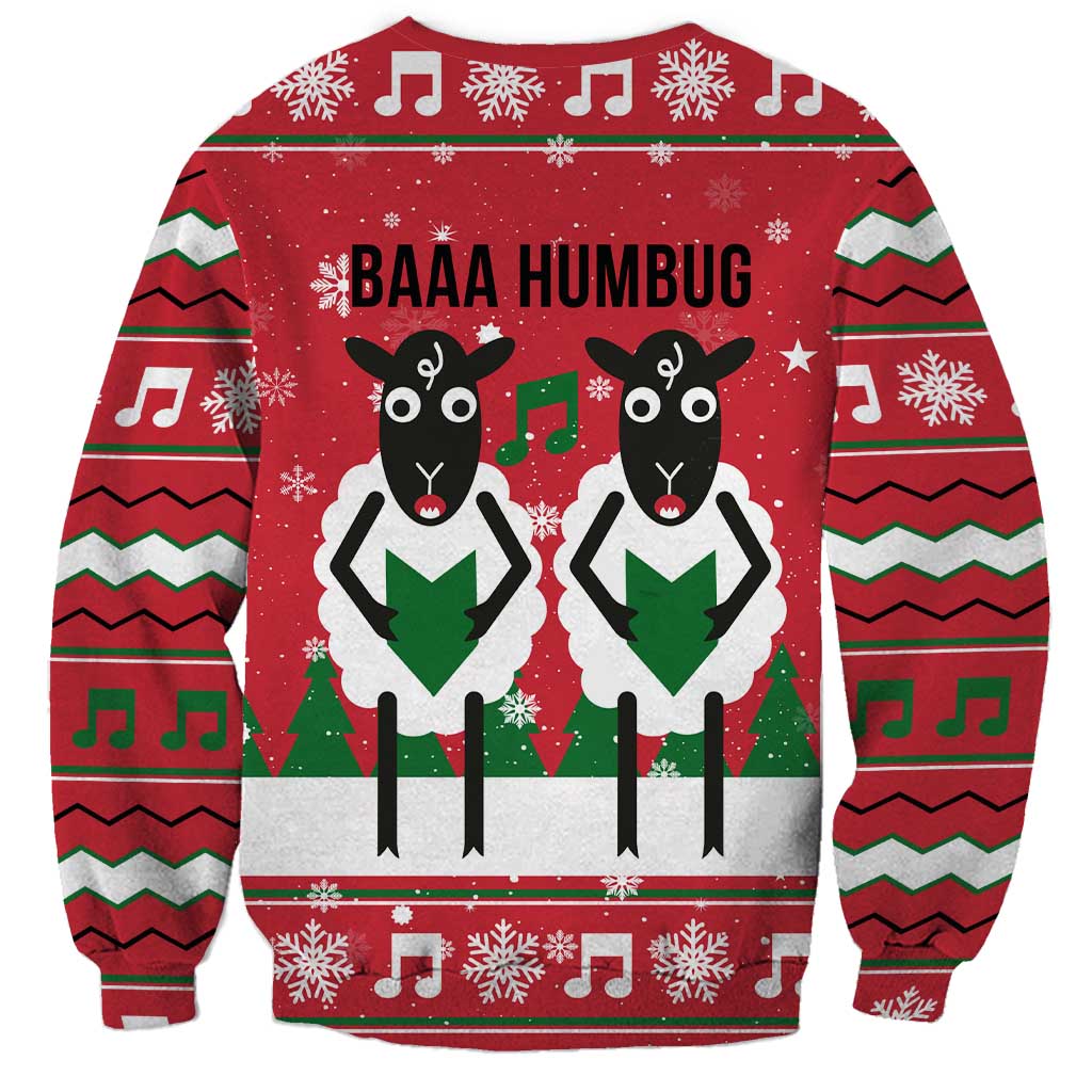 Vintage Sheep Music Christmas Sweatshirt Xmas Holiday Patterns - Wonder Print Shop