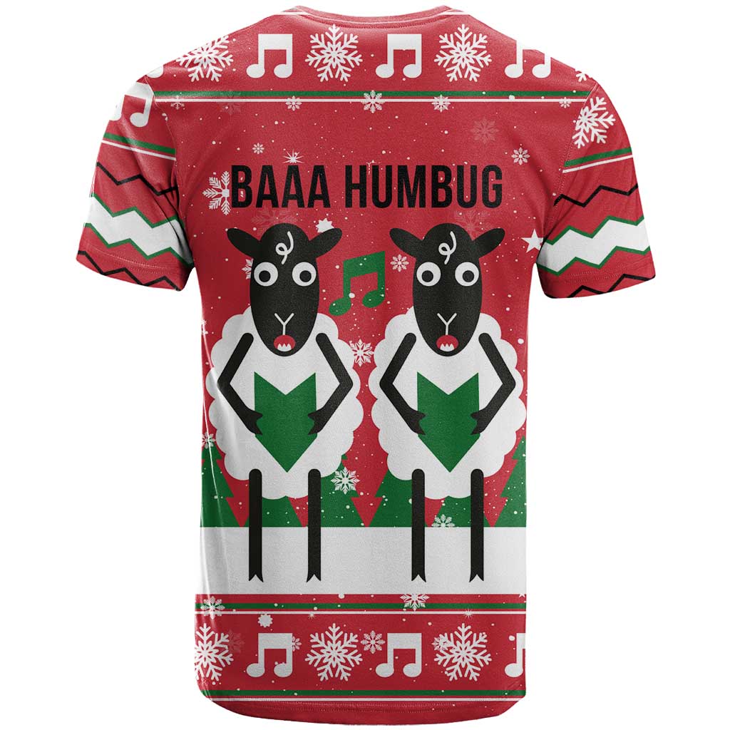 Vintage Sheep Music Christmas T Shirt Xmas Holiday Patterns - Wonder Print Shop