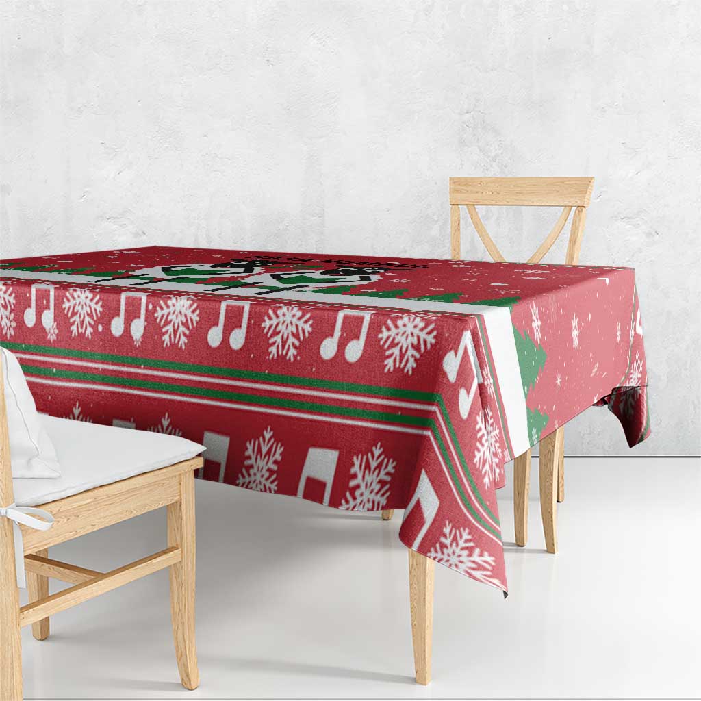 Vintage Sheep Music Christmas Tablecloth Xmas Holiday Patterns - Wonder Print Shop