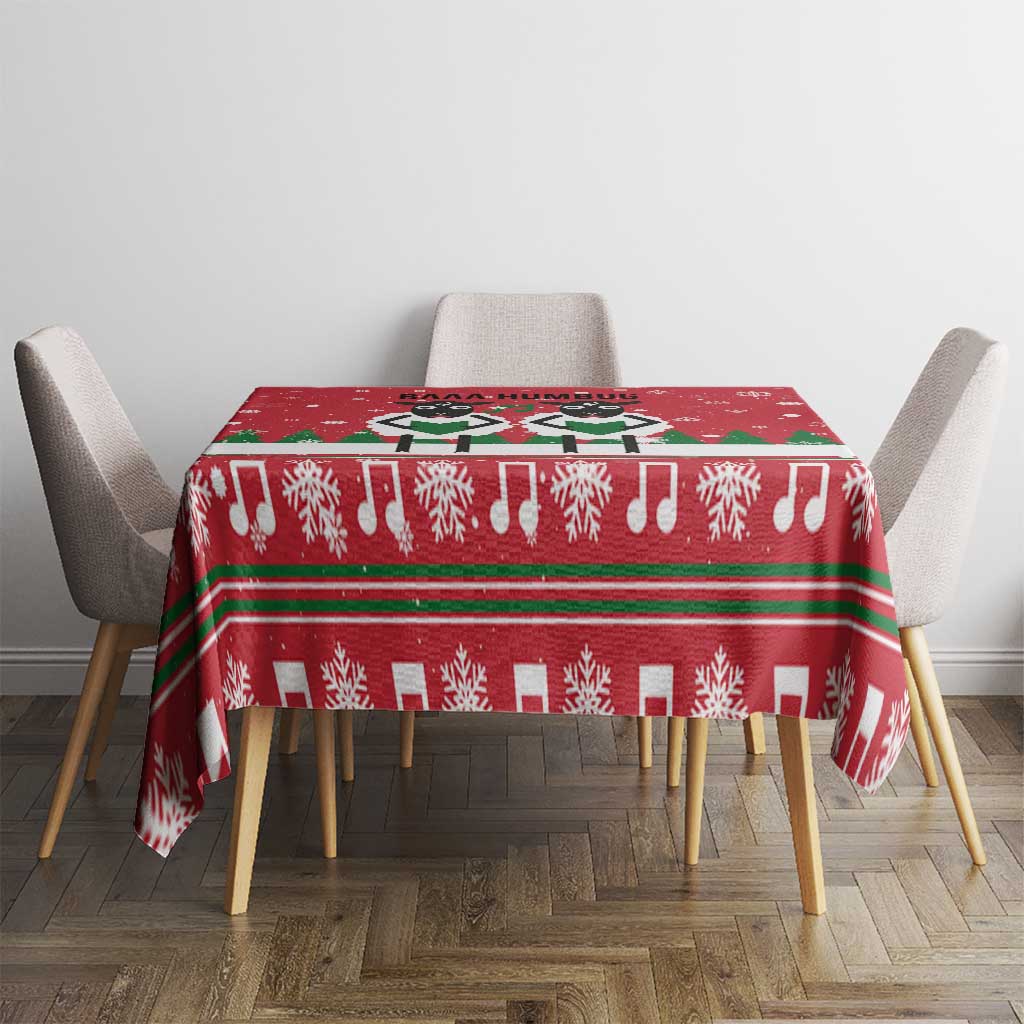 Vintage Sheep Music Christmas Tablecloth Xmas Holiday Patterns - Wonder Print Shop