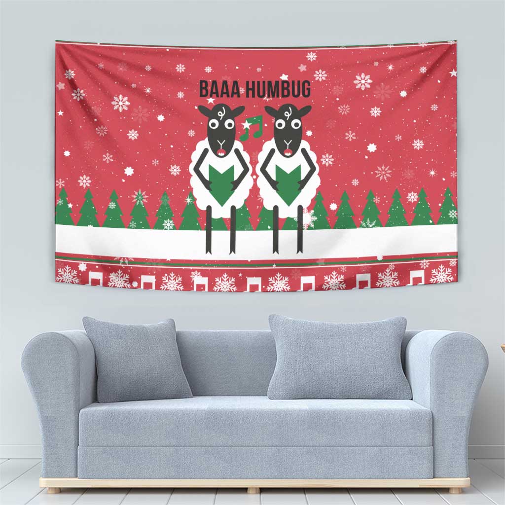 Vintage Sheep Music Christmas Tapestry Xmas Holiday Patterns - Wonder Print Shop