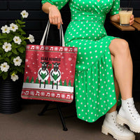 Vintage Sheep Music Christmas Tote Bag Xmas Holiday Patterns - Wonder Print Shop