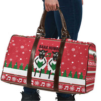 Vintage Sheep Music Christmas Travel Bag Xmas Holiday Patterns - Wonder Print Shop
