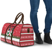 Vintage Sheep Music Christmas Travel Bag Xmas Holiday Patterns - Wonder Print Shop