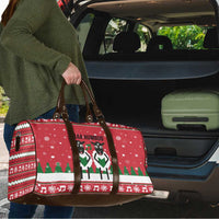 Vintage Sheep Music Christmas Travel Bag Xmas Holiday Patterns - Wonder Print Shop