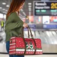 Vintage Sheep Music Christmas Travel Bag Xmas Holiday Patterns - Wonder Print Shop